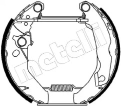 Комлект тормозных накладок (METELLI: 51-0027)