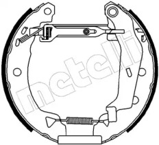 Комлект тормозных накладок (METELLI: 51-0033)