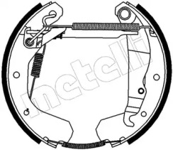 Комлект тормозных накладок (METELLI: 51-0080)