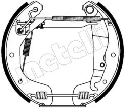 Комлект тормозных накладок (METELLI: 51-0081)