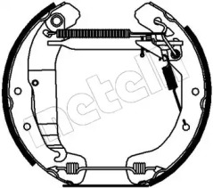 Комлект тормозных накладок (METELLI: 51-0141)