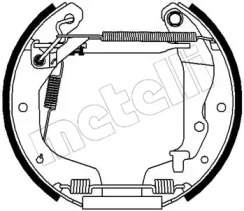 Комлект тормозных накладок (METELLI: 51-0196)