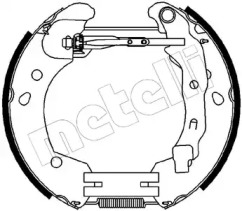 Комлект тормозных накладок (METELLI: 51-0231)