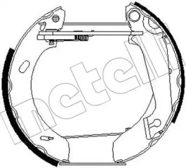 Комлект тормозных накладок (METELLI: 51-0245)