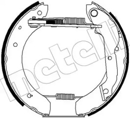 Комлект тормозных накладок (METELLI: 51-0246)