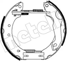 Комлект тормозных накладок (METELLI: 51-0247)