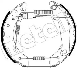 Комлект тормозных накладок (METELLI: 51-0252)