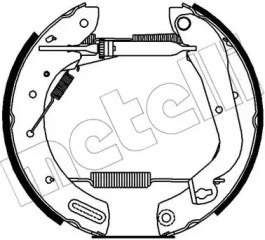 Комлект тормозных накладок (METELLI: 51-0253)