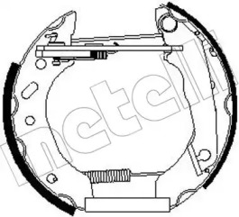 Комлект тормозных накладок (METELLI: 51-0263)