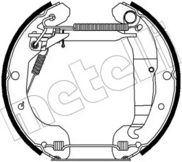 Комлект тормозных накладок (METELLI: 51-0281)