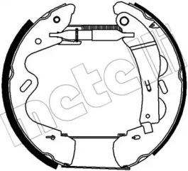 Комлект тормозных накладок (METELLI: 51-0282)