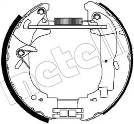 Комлект тормозных накладок (METELLI: 51-0301)