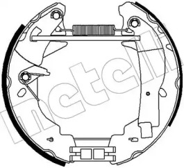 Комлект тормозных накладок (METELLI: 51-0307)