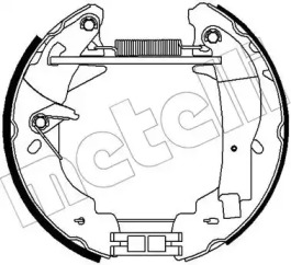 Комлект тормозных накладок (METELLI: 51-0309)