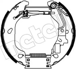 Комлект тормозных накладок (METELLI: 51-0319)