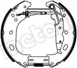 Комлект тормозных накладок (METELLI: 51-0333)