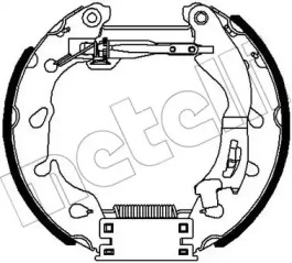 Комлект тормозных накладок (METELLI: 51-0355)