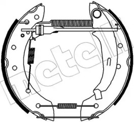 Комлект тормозных накладок (METELLI: 51-0422)