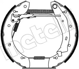 Комлект тормозных накладок (METELLI: 51-0429)