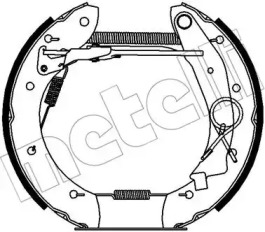 Комлект тормозных накладок (METELLI: 51-0430)