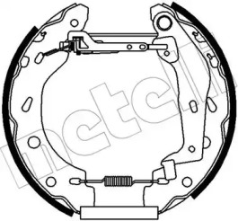 Комлект тормозных накладок (METELLI: 51-0438)