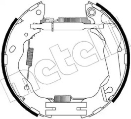 Комлект тормозных накладок (METELLI: 51-0457)