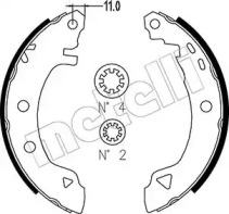 Комлект тормозных накладок (METELLI: 53-0002)