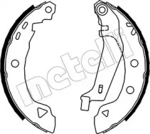 Комлект тормозных накладок (METELLI: 53-0002Y)