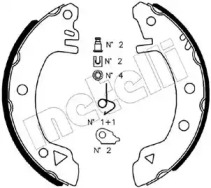 Комлект тормозных накладок (METELLI: 53-0112K)