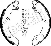 Комлект тормозных накладок (METELLI: 53-0118K)