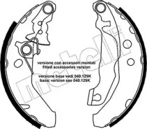 Комлект тормозных накладок (METELLI: 53-0132Y)