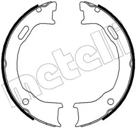 Комлект тормозных накладок (METELLI: 53-0372)