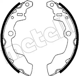 Комлект тормозных накладок (METELLI: 53-0380)