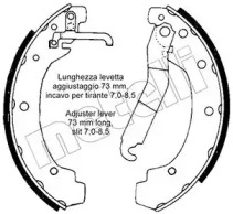 Комлект тормозных накладок (METELLI: 53-0467)