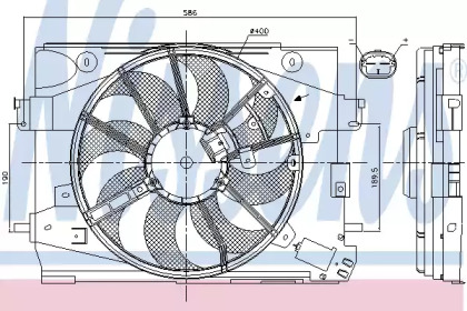 Вентилятор (NISSENS: 85892)