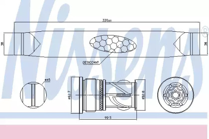 Осушитель (NISSENS: 95566)