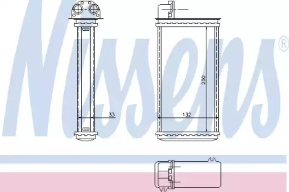 Теплообменник (NISSENS: 72982)