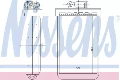 Теплообменник (NISSENS: 72018)