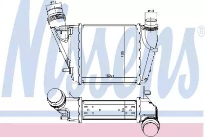 Теплообменник (NISSENS: 96452)
