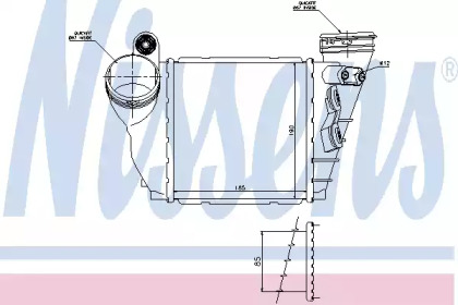 Теплообменник (NISSENS: 96487)