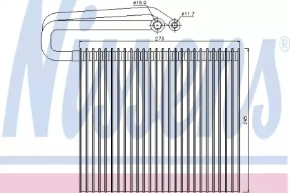 Испаритель (NISSENS: 92165)