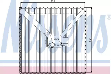 Испаритель (NISSENS: 92250)
