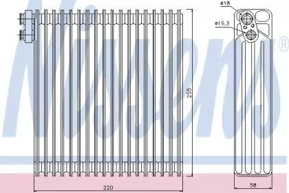 Испаритель (NISSENS: 92283)