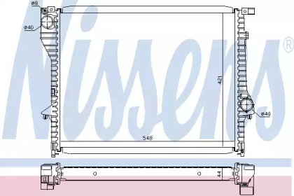 Теплообменник (NISSENS: 60638)