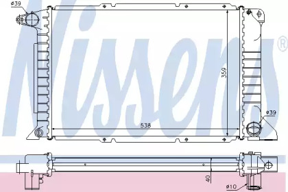 Теплообменник (NISSENS: 62080A)