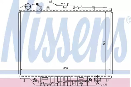 Теплообменник (NISSENS: 63117)