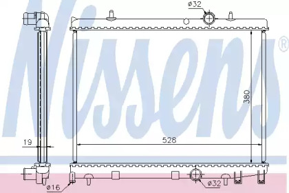 Теплообменник (NISSENS: 63504)