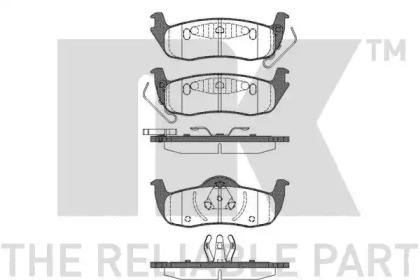 Комплект тормозных колодок (NK: 222266)