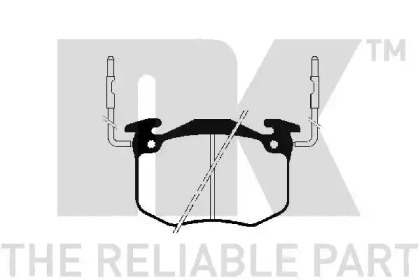 Комплект тормозных колодок (NK: 223710)