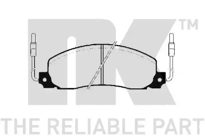 Комплект тормозных колодок (NK: 223919)